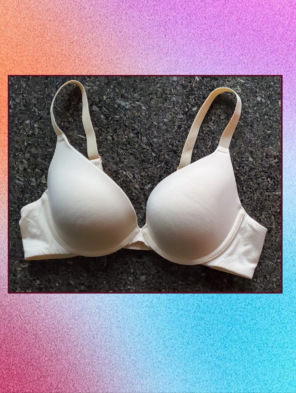 42B Push-up Cacique Boost Plunge Cream